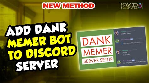 dank memer|Add Dank Memer Discord Bot .